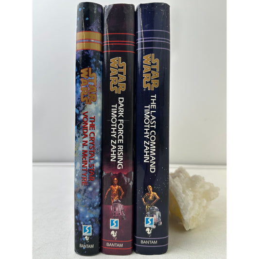 Vintage Star Wars Bantam Hardcover Book Lot of 3