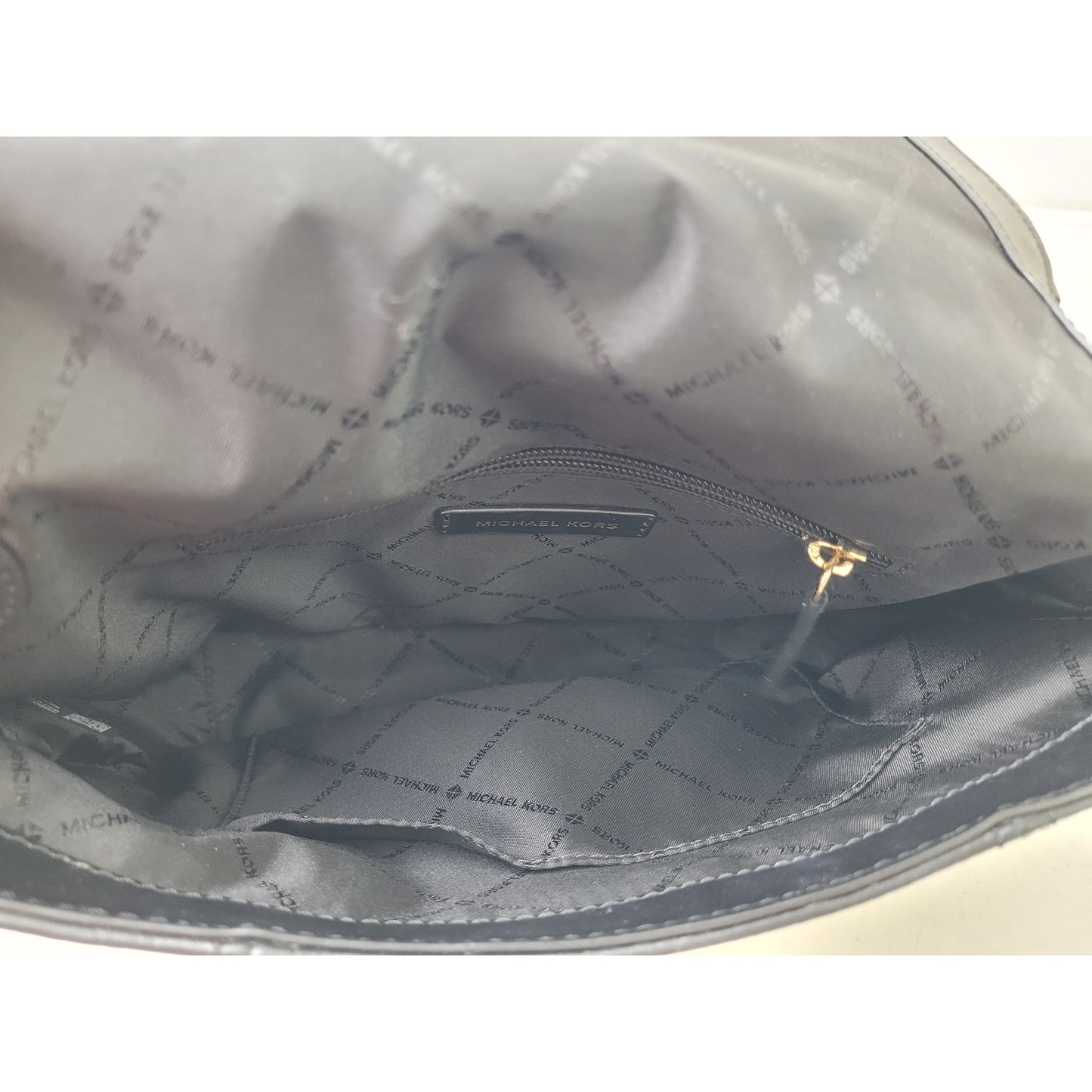 Michael Kors Bedford Medium Convertible Flap Shoulder Bag Pebbled Leather