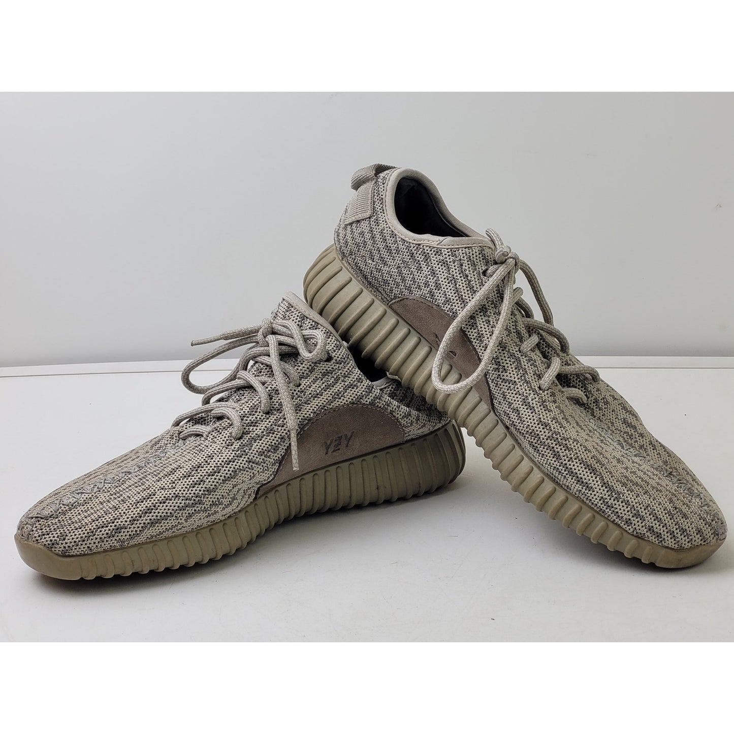 Adidas Yeezy Boost 350 Moonrock Grey Colorway Primeknit Sneakers Men's Size 10