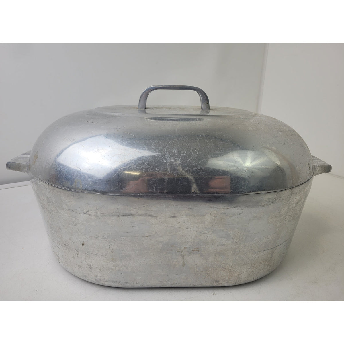 Vintage Wagner Ware Magnalite Thick Aluminum Oval Roaster Model 4267 13-Quart
