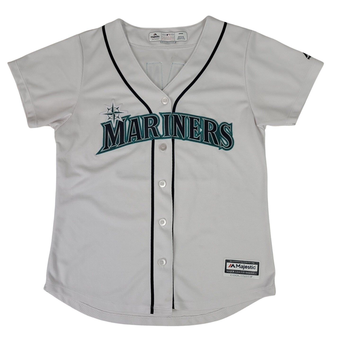 Majestic Seattle Mariners Cano #22 White Home Jersey Women's Sz M