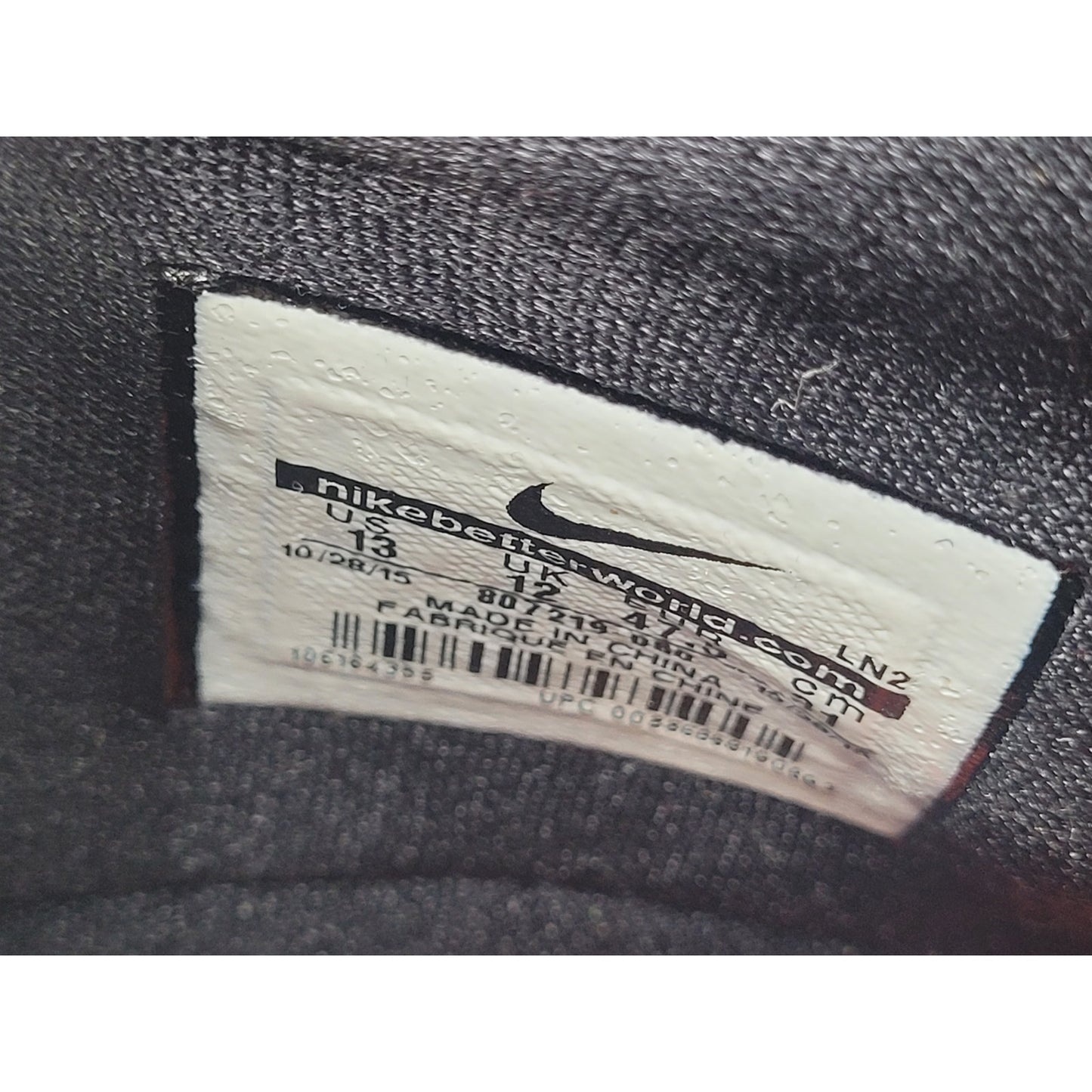 Nike LeBron 13 On Court Basketball Shoes Cool Grey Black Men's Sz 13