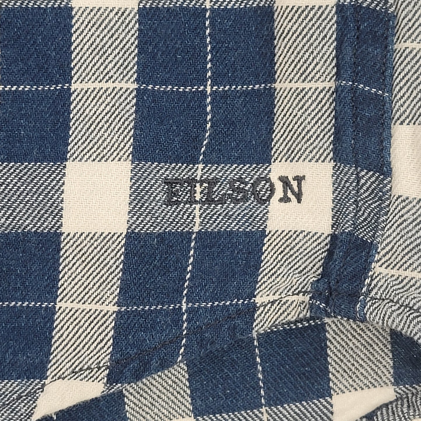 Short Sleeve Alaskan Guide Shirt | Blue & White Plaid | Men's Sz L