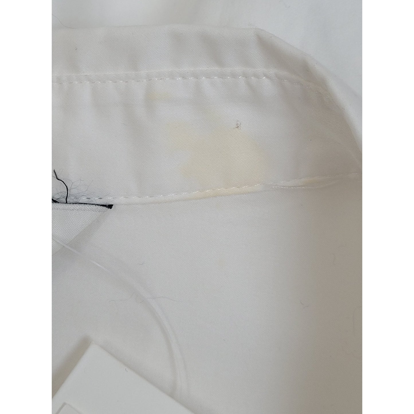 Club Monaco White Button-down Peplum Blouse w Gathered Waist Sz L NWT
