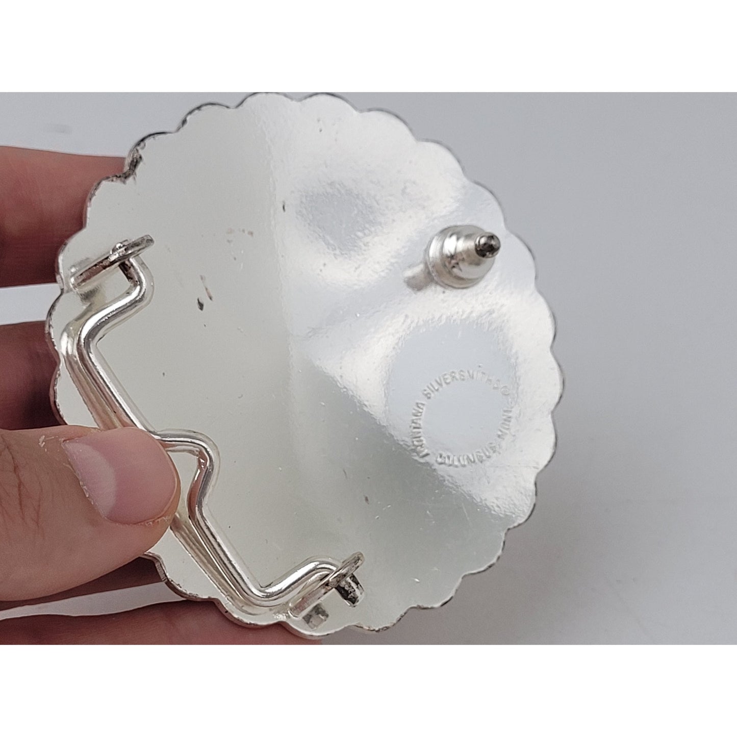 Montana Silversmiths Women's Western Belt Buckle Set of 2 - Silver Plated