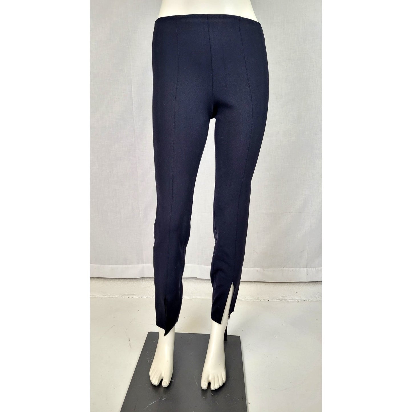 Theory Black Slit Legging Core Scuba Fabric Women's Sz S NWT MSRP: $275