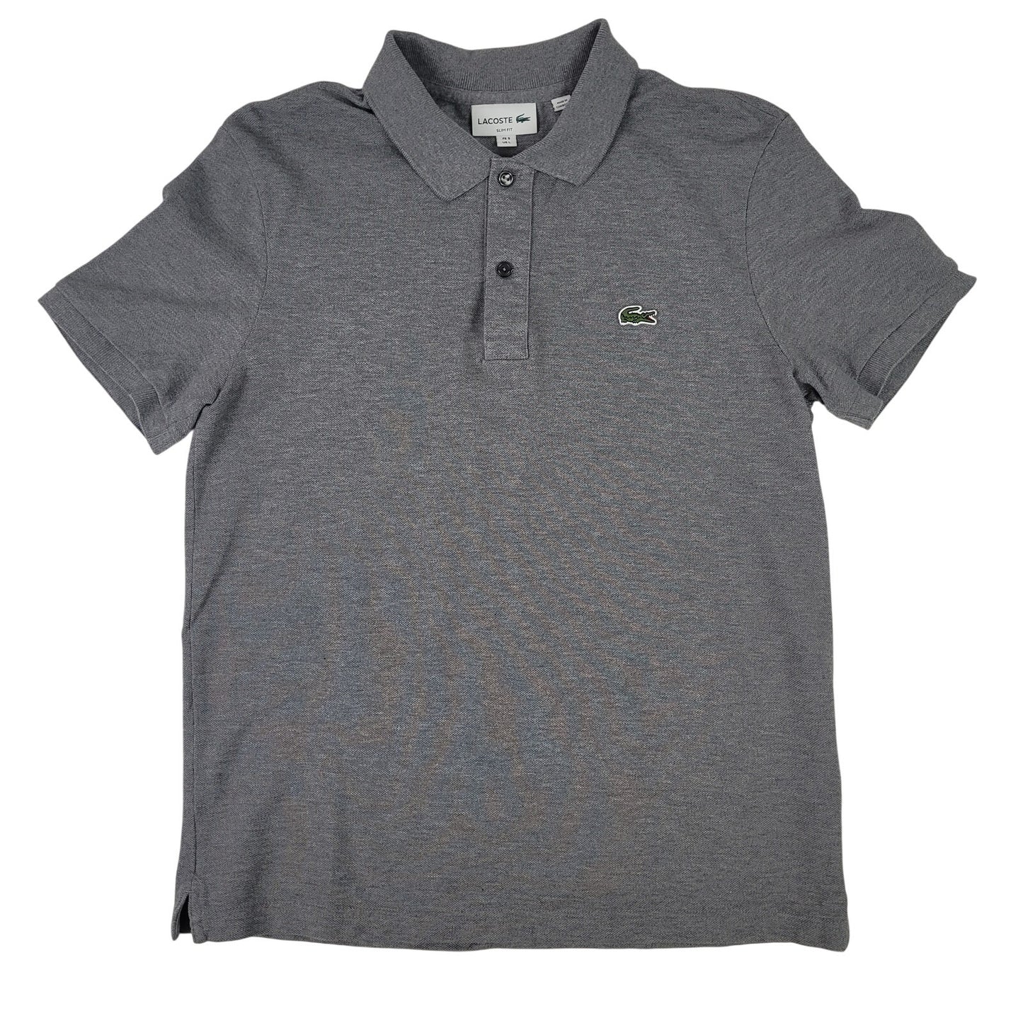 Lacoste Classic Pique Polo Shirt Bundle of 3 Blue Grey Men's M/L Slim Fit