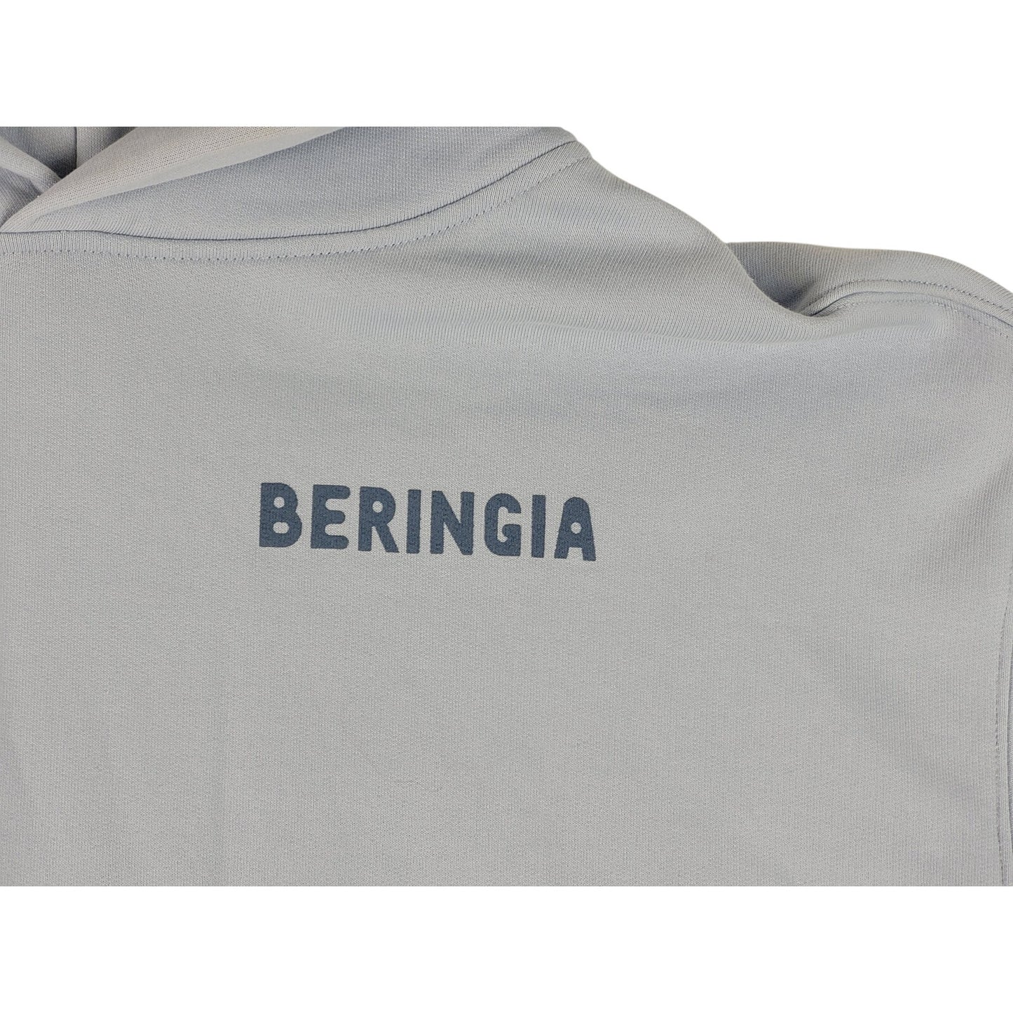Beringia Light Blue Hoodie Sweatshirt Logo Design Men's Sz L