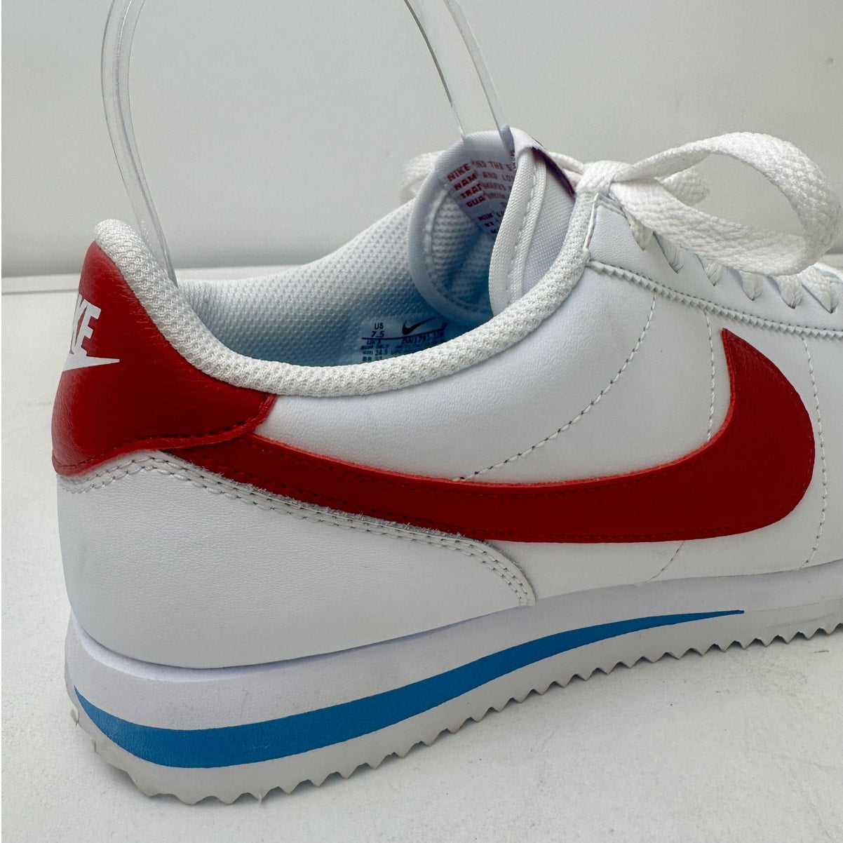 Nike Cortez 'Forrest Gump'  Red White Blue Sneakers Women's Sz 7.5