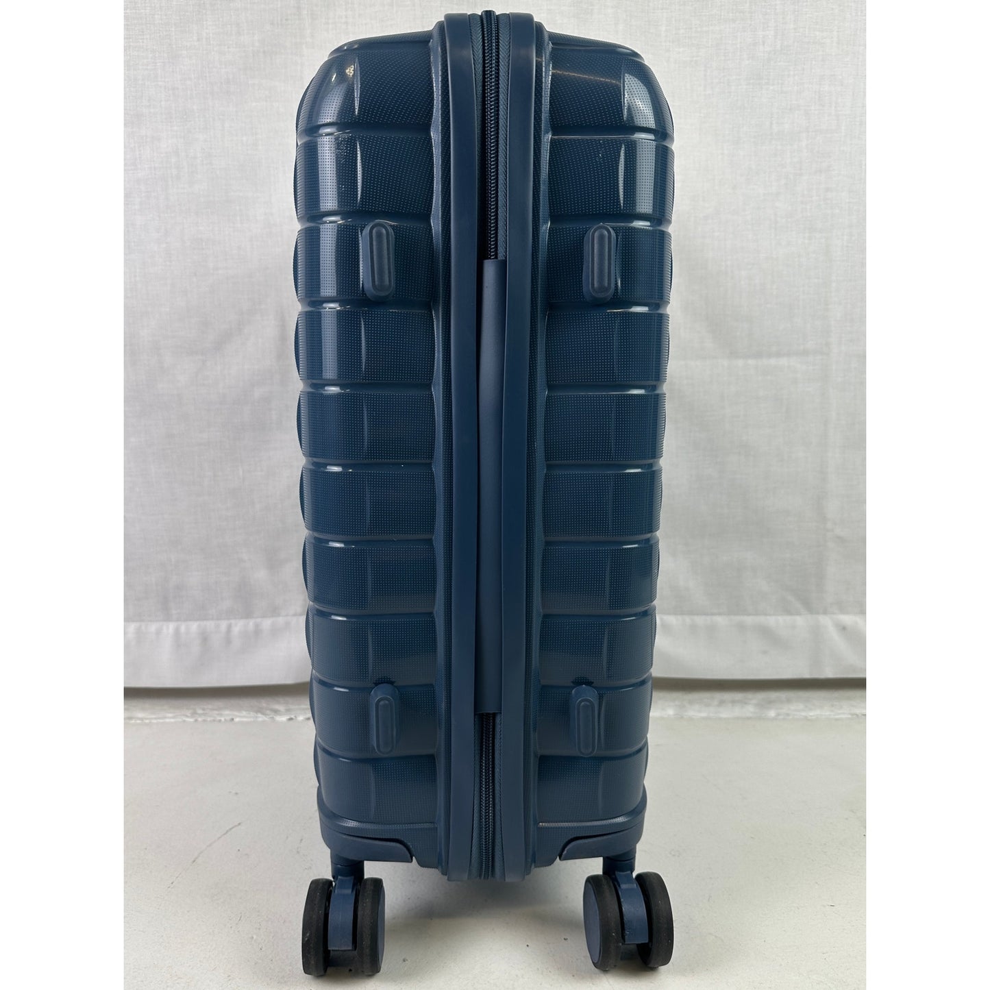 AGVOTK 20" Steel Blue Hardside Carry-On Spinner Suitcase