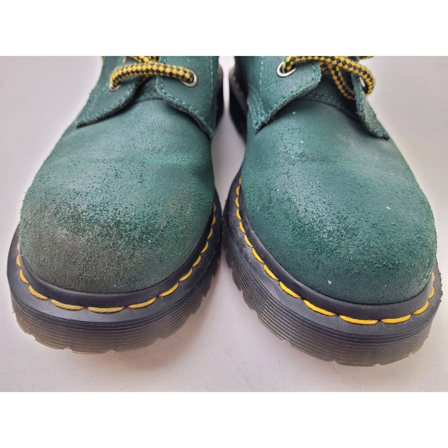 Dr. Martens 939 Ben Six-Eye Combat Boots Green Suede Sz 39 (8/8.5)