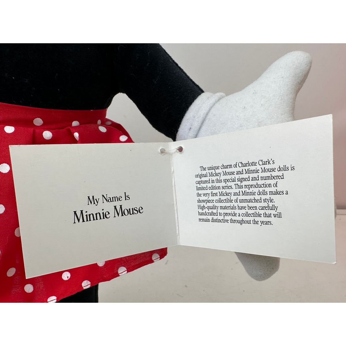VTG Disney Collectible Classics Mickey & Minnie Mouse Plush Dolls