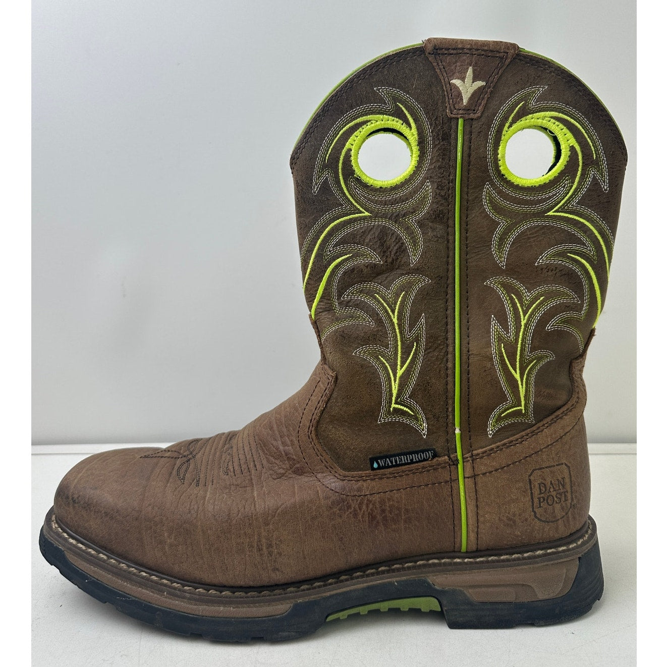 Dan Post Storm's Eye Waterproof Composite Toe Western Work Boots Men's Sz 10.5