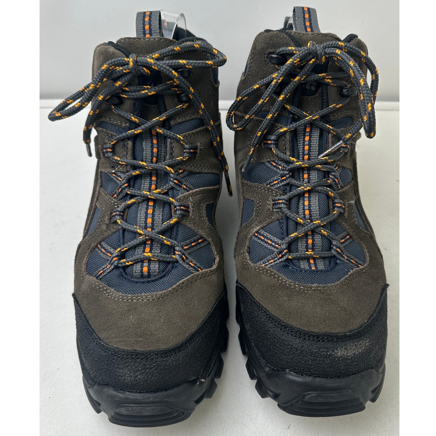 Wolverine Brighton Pewter/Navy Steel Toe Hiker Work Boots Men's Sz 9
