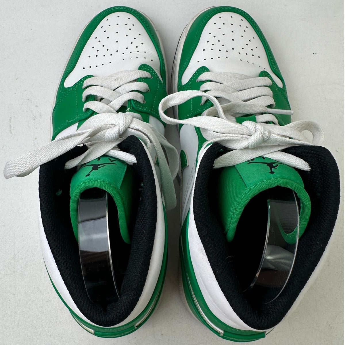 Nike Air Jordan 1 Mid Lucky Green Sneakers Men's Sz 9