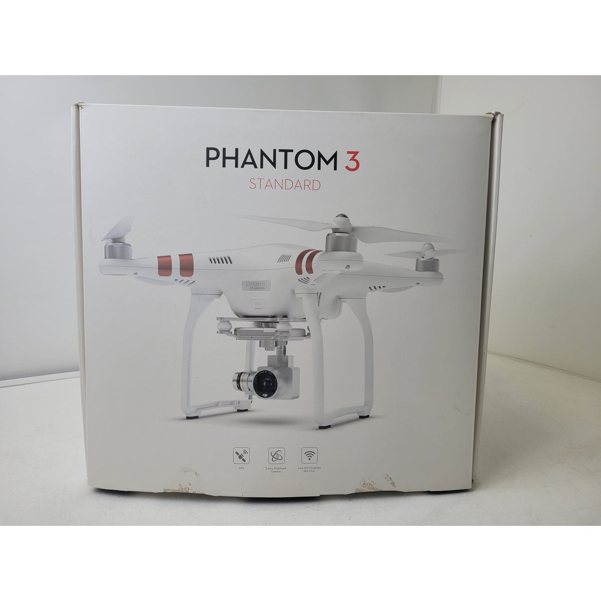 DJI Phantom 3 Standard Quadcopter Drone, Box, & Accessories | Power Tested
