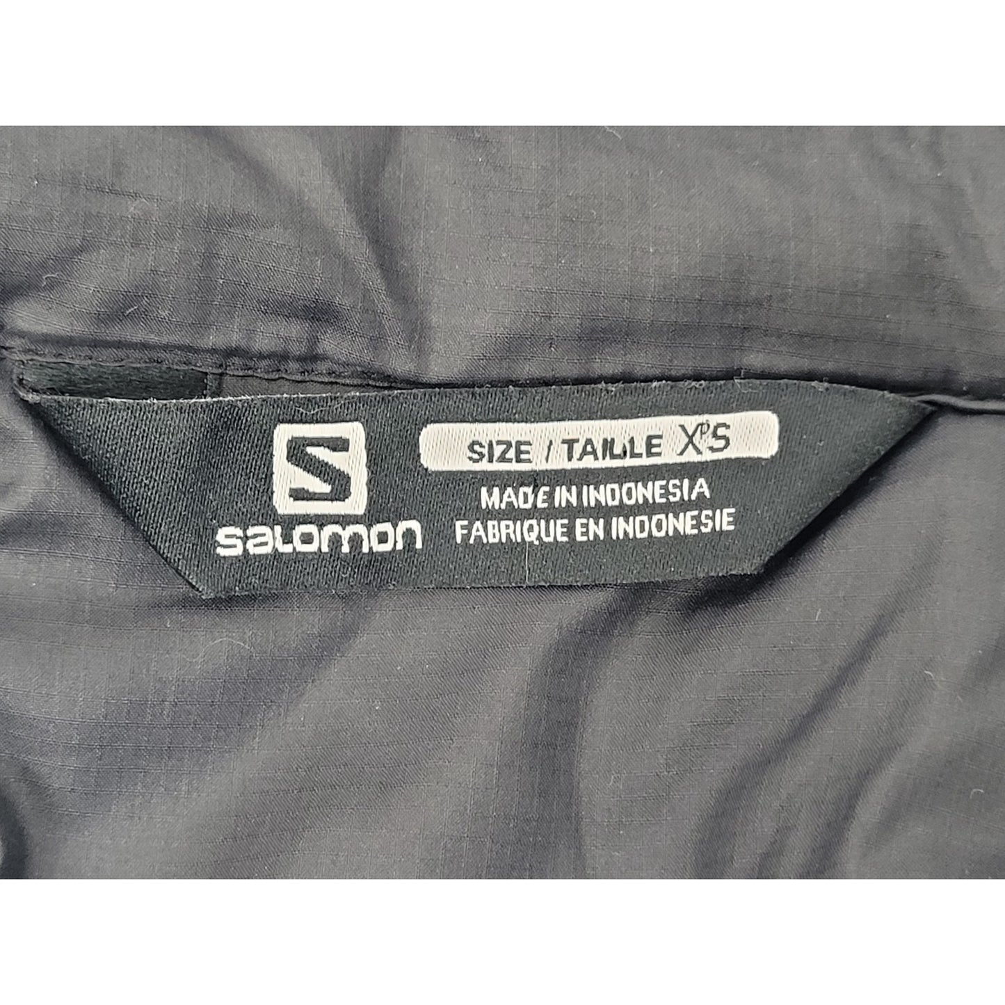 Salomon Black Micro Down Puffer Jacket Women's Sz XS