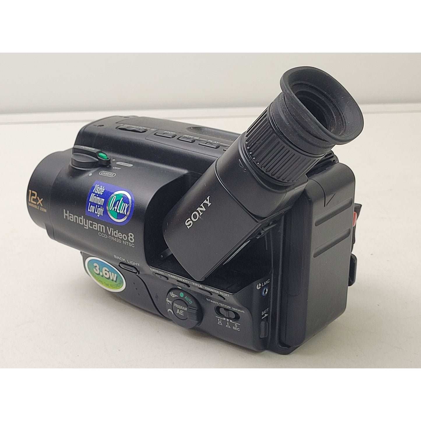 VTG Sony Handycam Video 8 Camcorder CCD-TR420 Bag Charger Lens | Parts/Repair