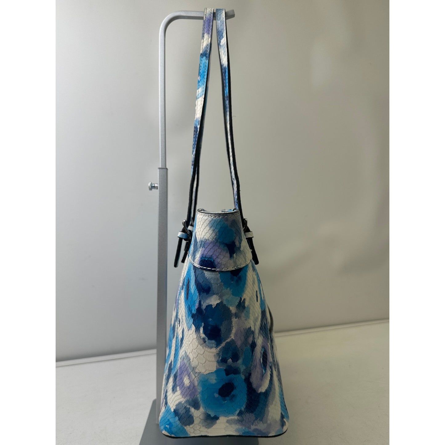 Guess Delaney Floral Snake-Embossed Classic Tote Bag