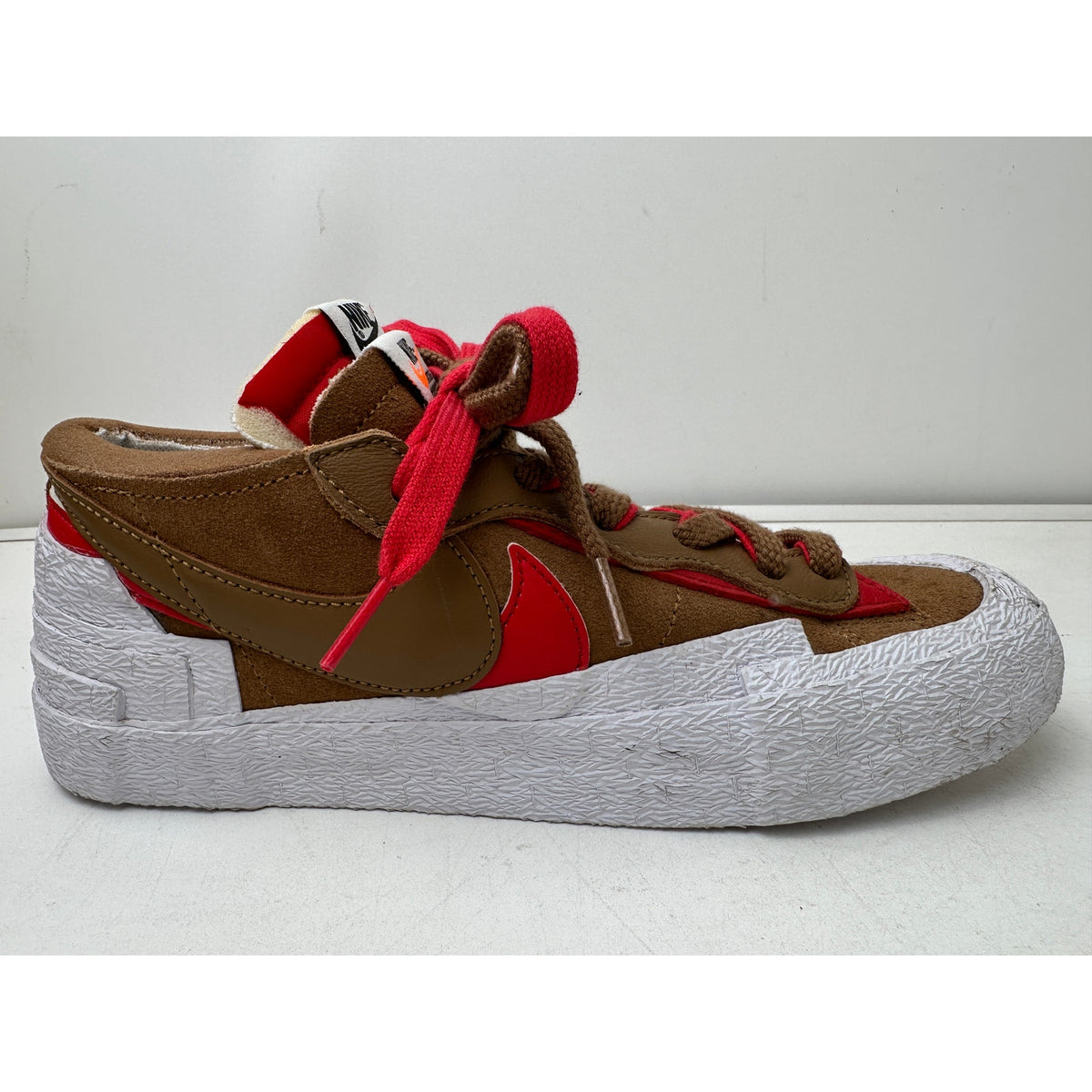 Nike Blazer Low x Sacai British Tan Sneakers Men's Sz 7.5