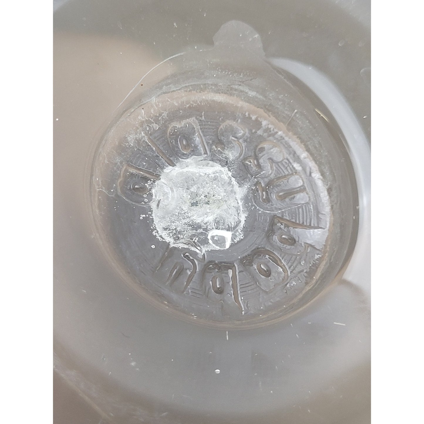 glassybaby Stormy Grey with a Hint of Mocha Handblown Glass Votive Holder