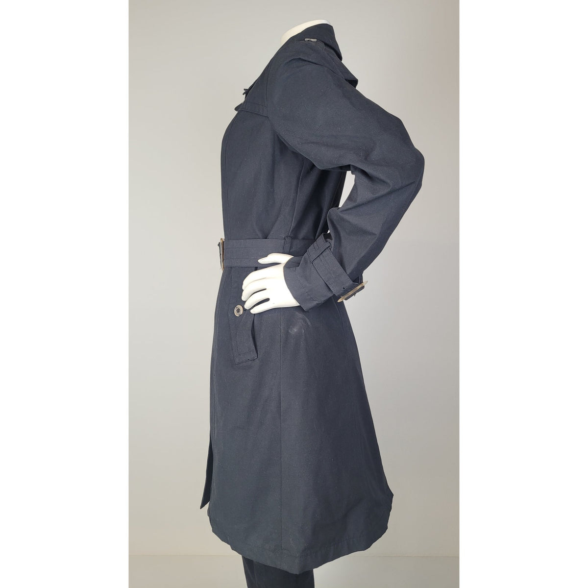 Pendleton Ladies' Waterproof Trench Coat Black Plaid-Lined Sz XS