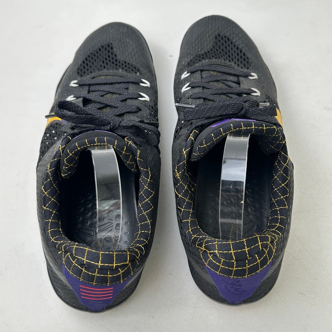 Nike Kobe 11 XI Low Carpe Diem Black/Court Purple/University Gold Sneakers Men's Sz 13