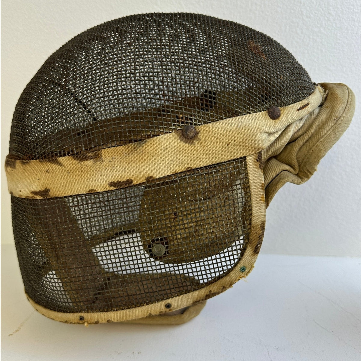 Vintage Castello NYC Fencing Mask & Engraved Italian Foil Sword Set
