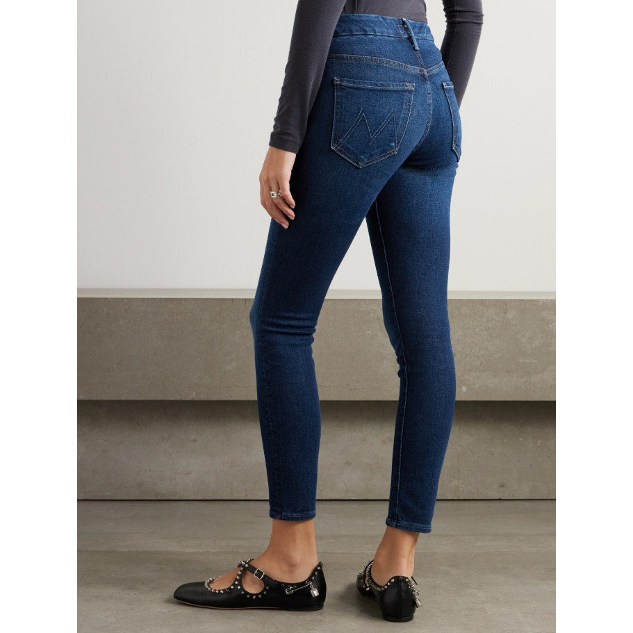 MOTHER High Waisted Looker Medium Wash Skinny Jeans | Women's Sz 31
