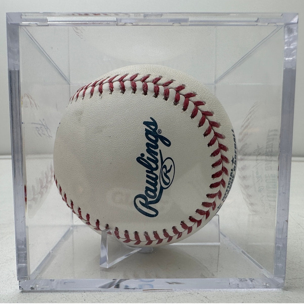 Edwin Diaz Signed Official MLB Baseball NY Mets Autograph Inscribed 39 W/ Cube Case