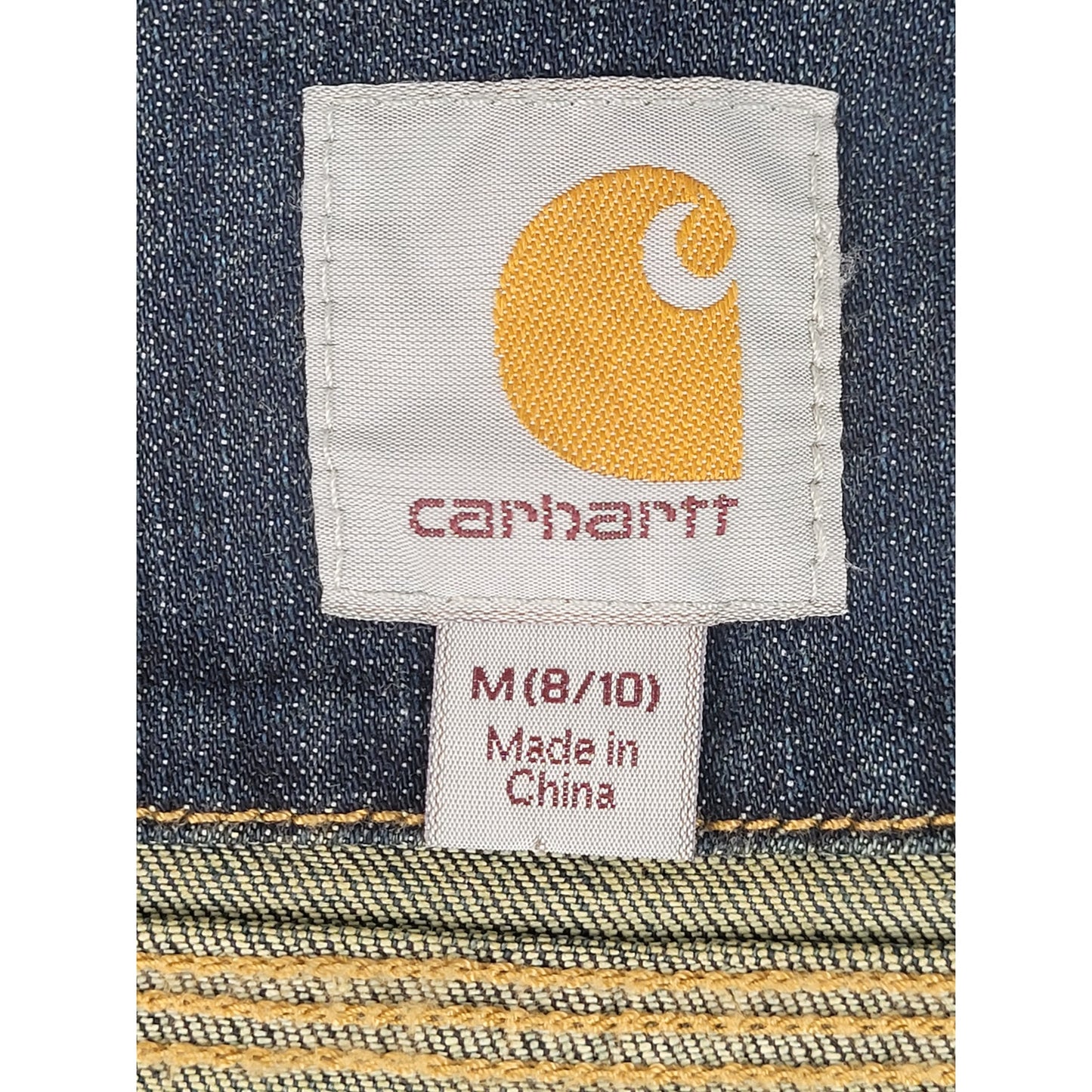 Carhartt Denim Trucker Jacket Dark Wash Women's Sz M