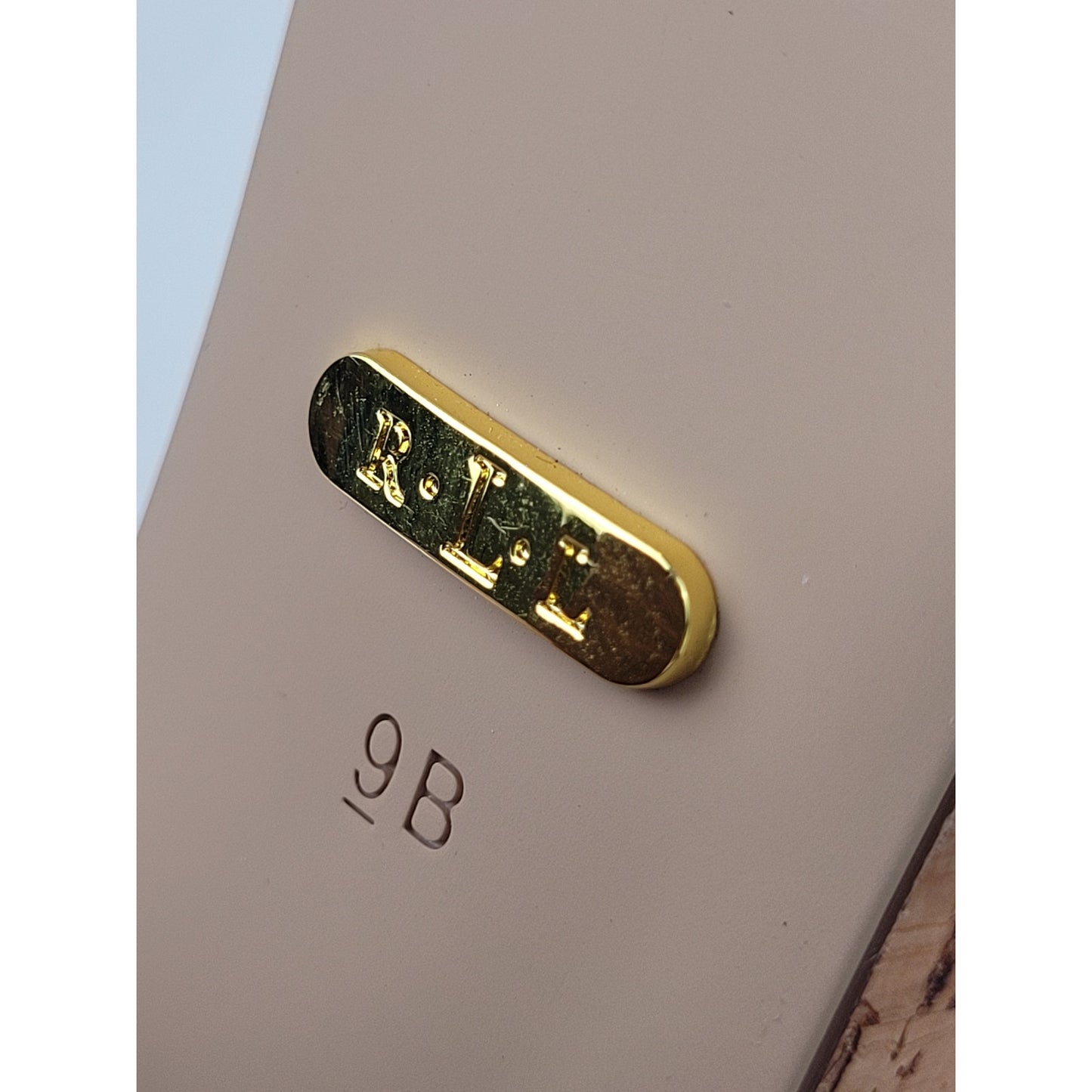 Ralph Lauren Fiana Polo Tan Cognac Leather Open Toe Booties Sz 9