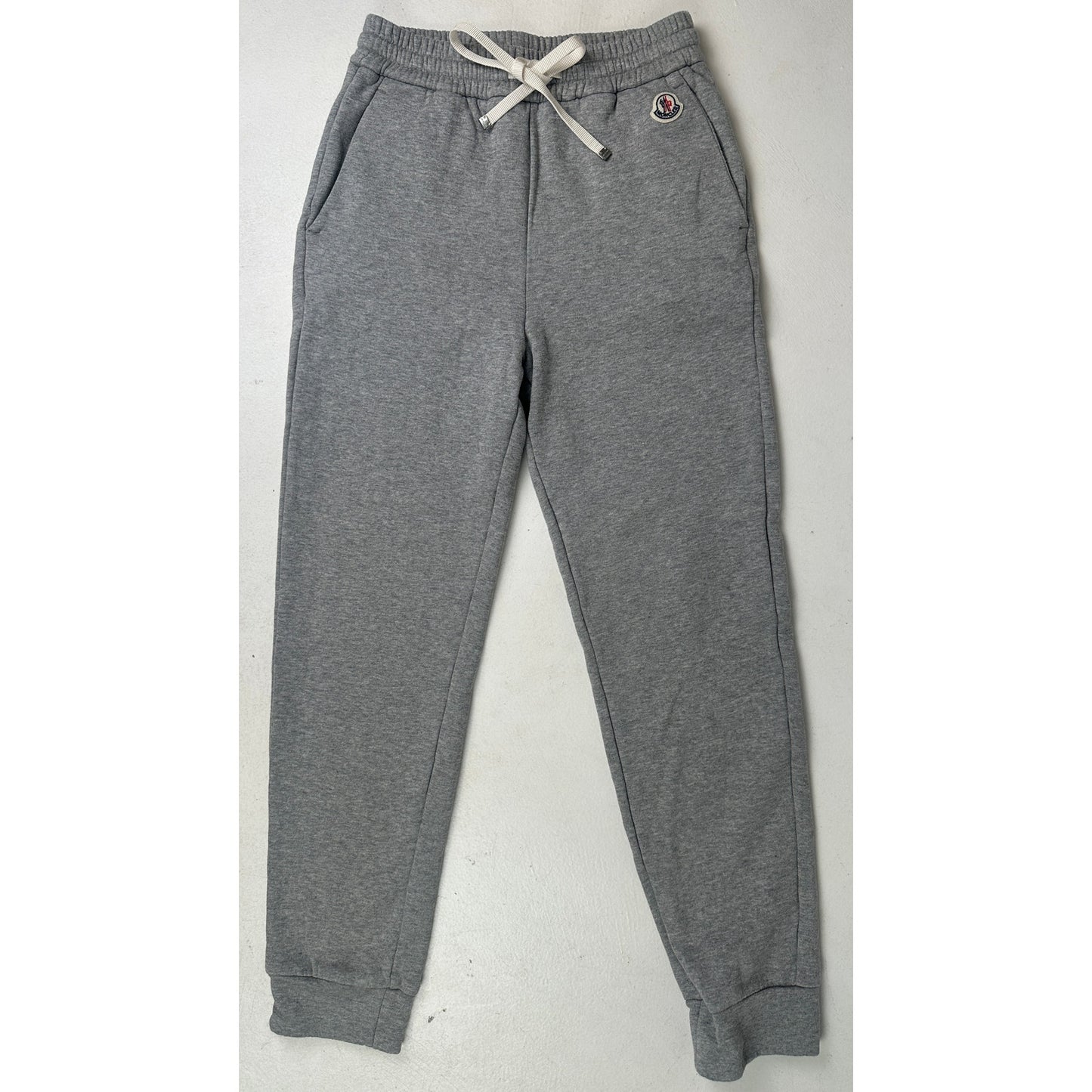 Moncler Enfant Grey Cotton Heather Grey Joggers Women's Sz XS
