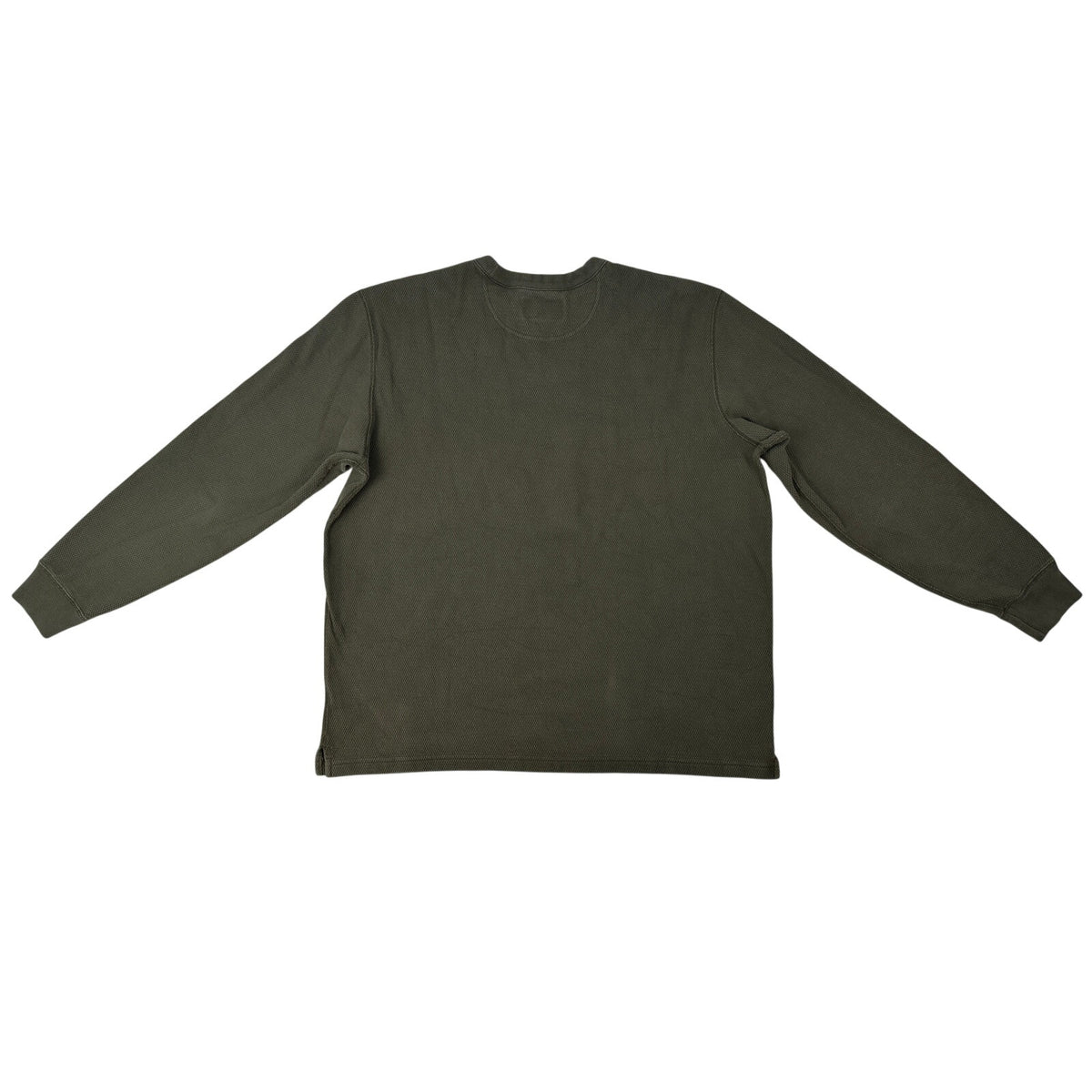 Filson Olive Green Knit Thermal Crewneck Sweater Men's Sz XL
