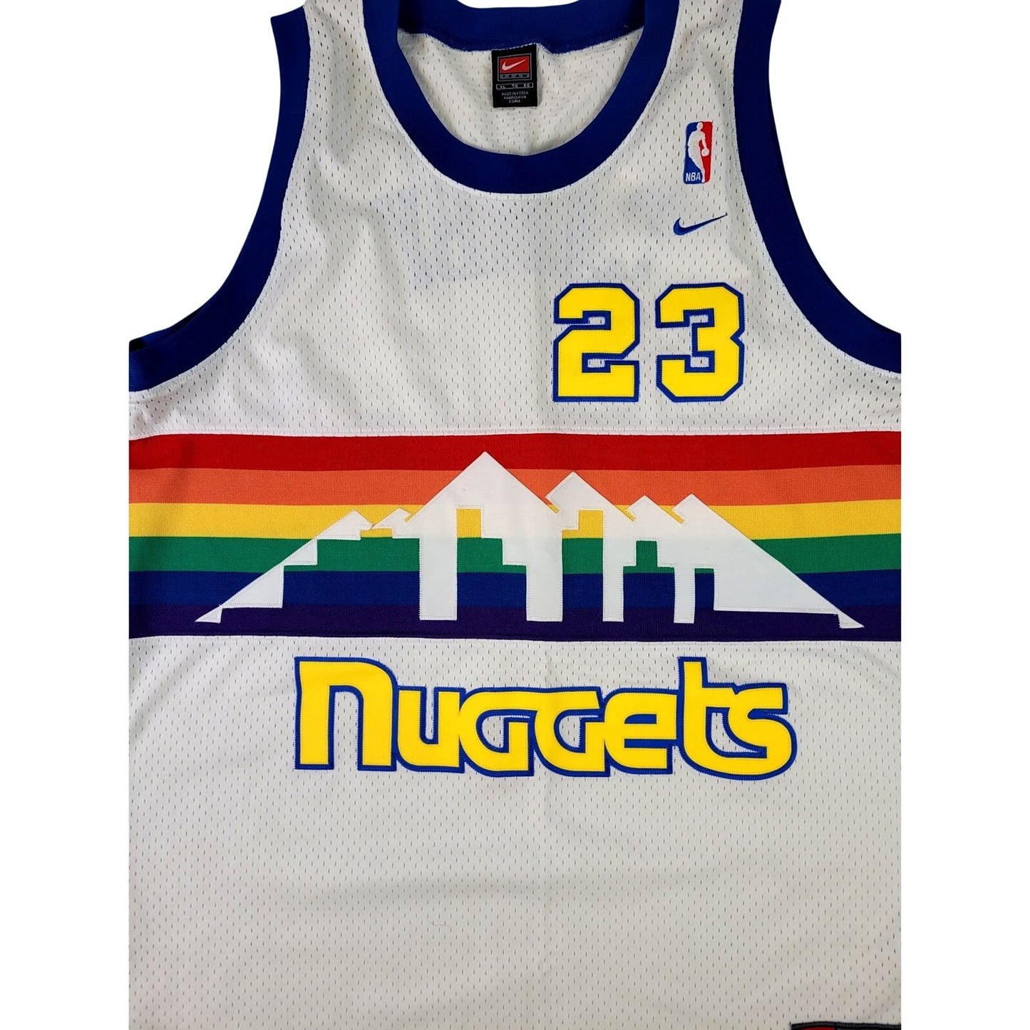 Vintage Nike NBA Marcus Camby Denver Nuggets Swingman Jersey Men's Sz XL