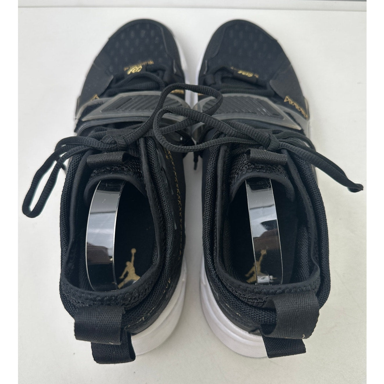 Air Jordan Why Not Zer0.3 Black/Metalic Gold Sneakers Men's Sz 11