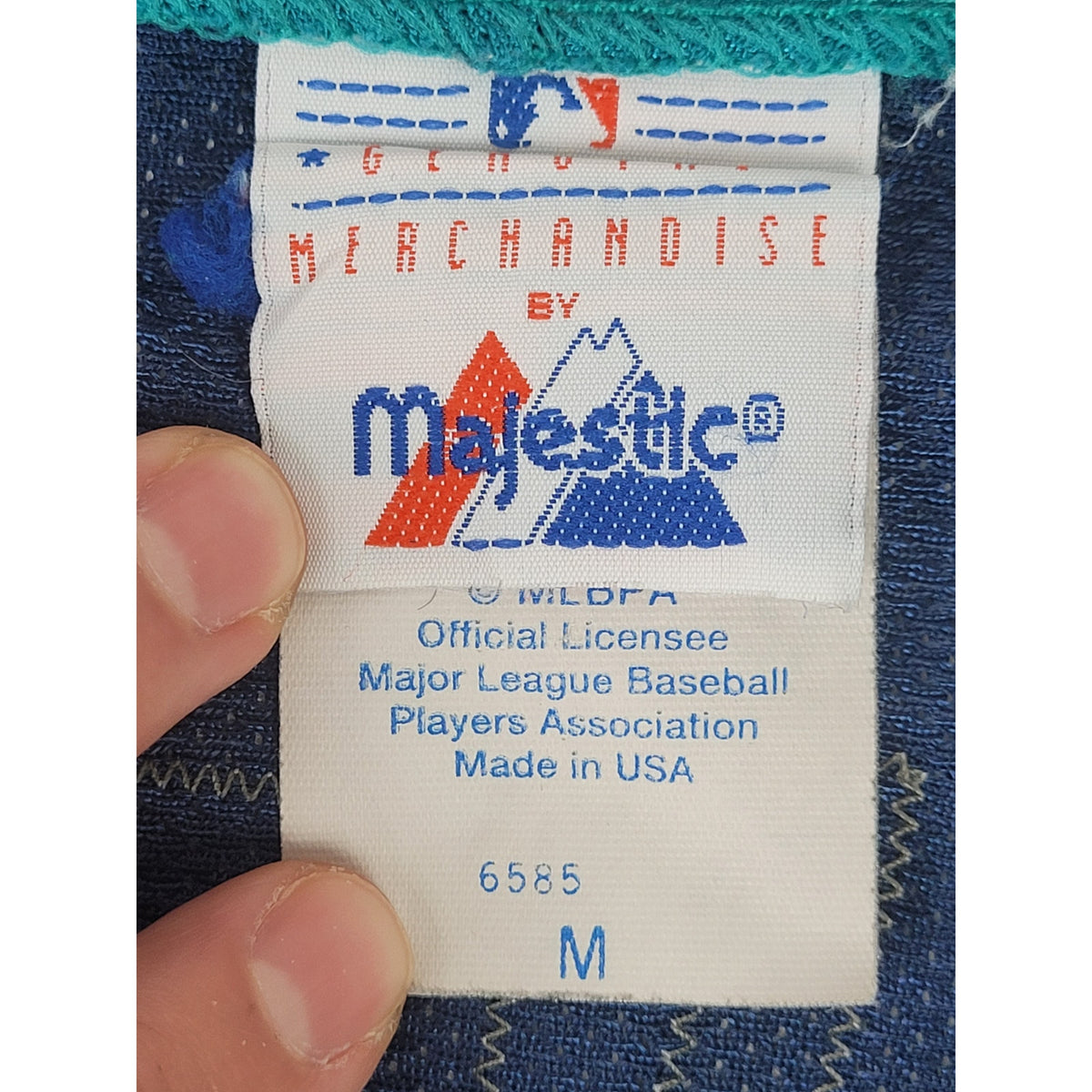 VTG 90s Majestic Ken Griffy Jr #24 Seattle Mariners Stitched Jersey Men's Sz M