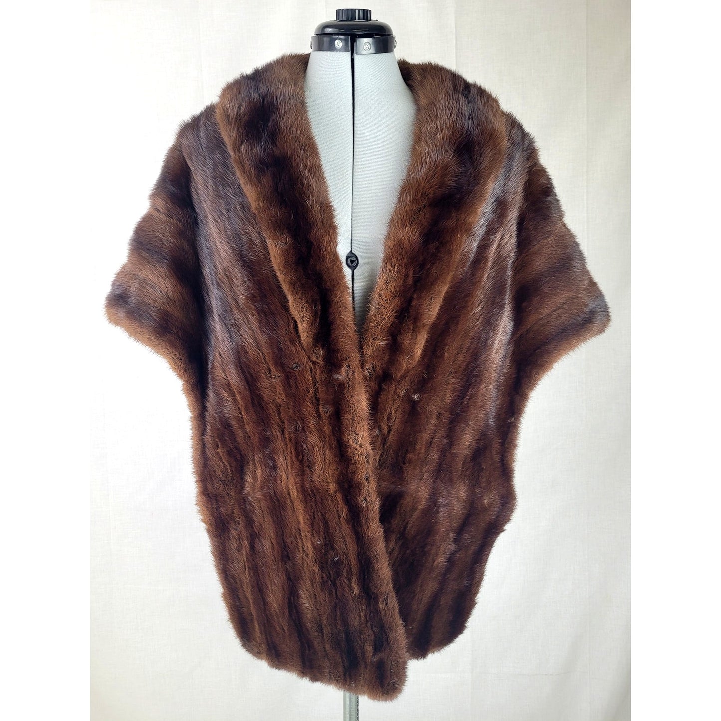 Vintage Beaver Stole Adjustable Length