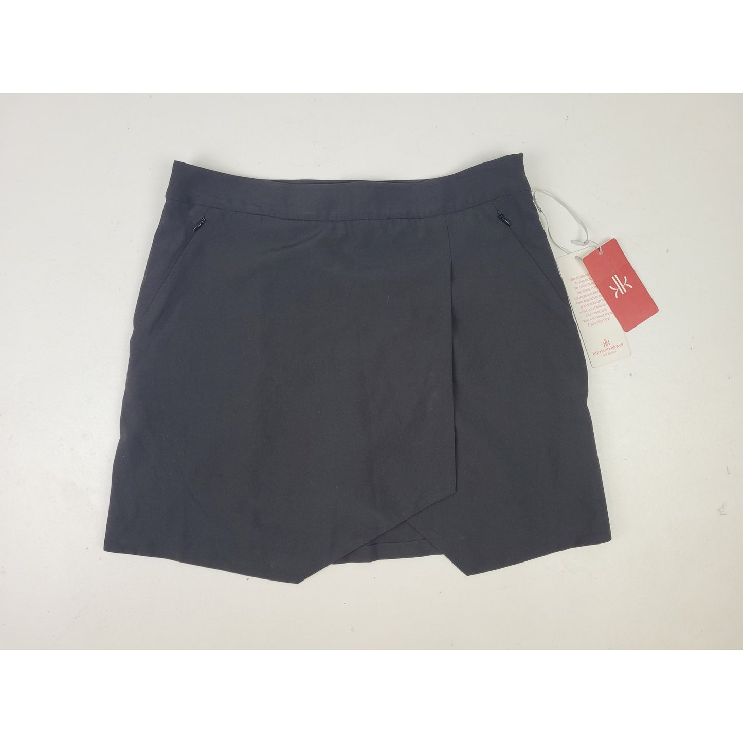 Krimson Klover Black Athleisure Skort Women's Size S MSRP: $89 NWT