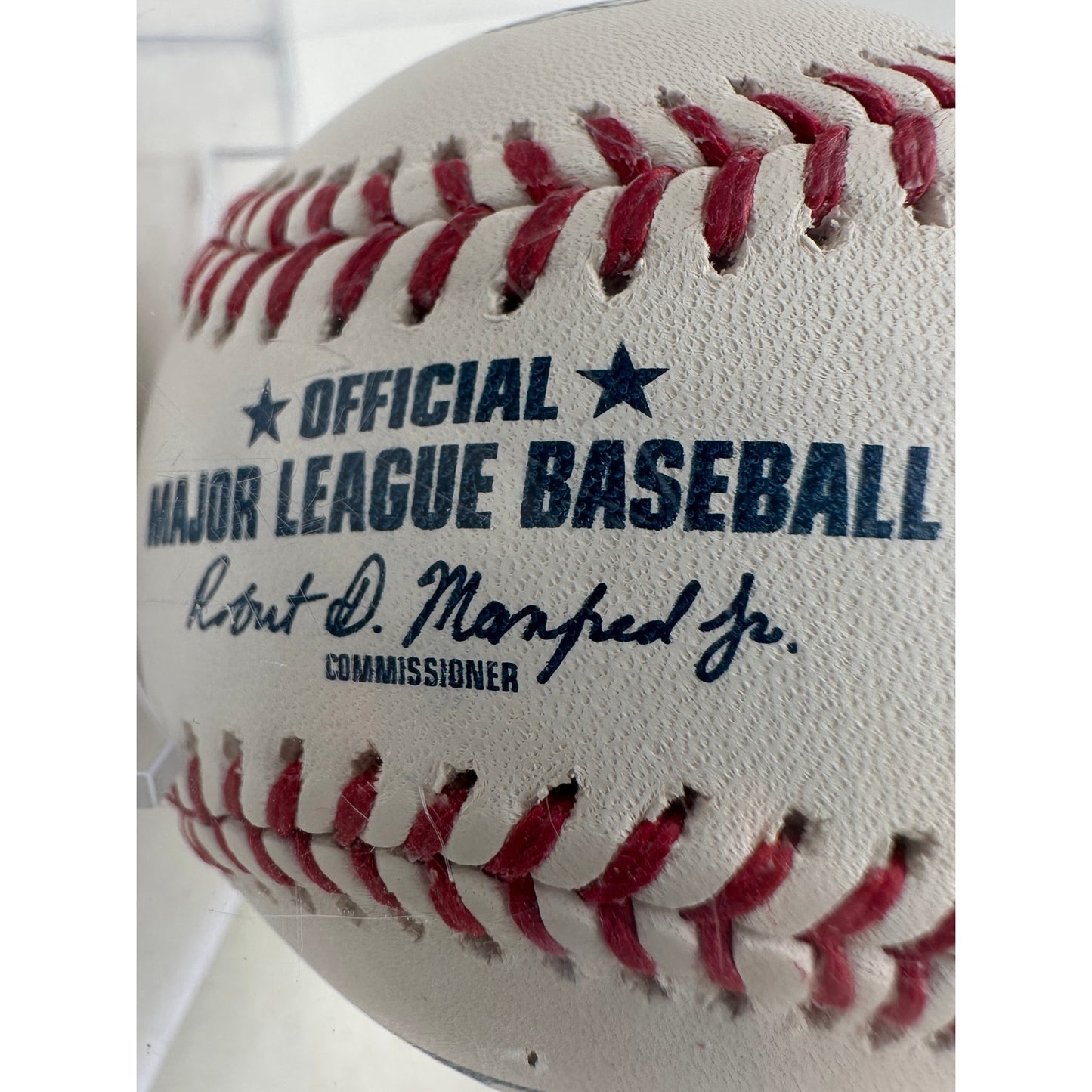 Edwin Diaz Signed Official MLB Baseball NY Mets Autograph Inscribed 39 W/ Cube Case