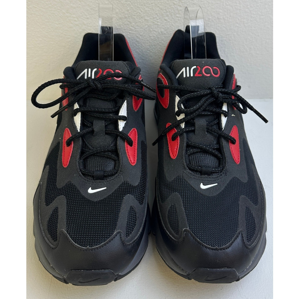 Nike Air Max 200 Black University Red (CI3865-002) Sneakers Men's Sz 10.5
