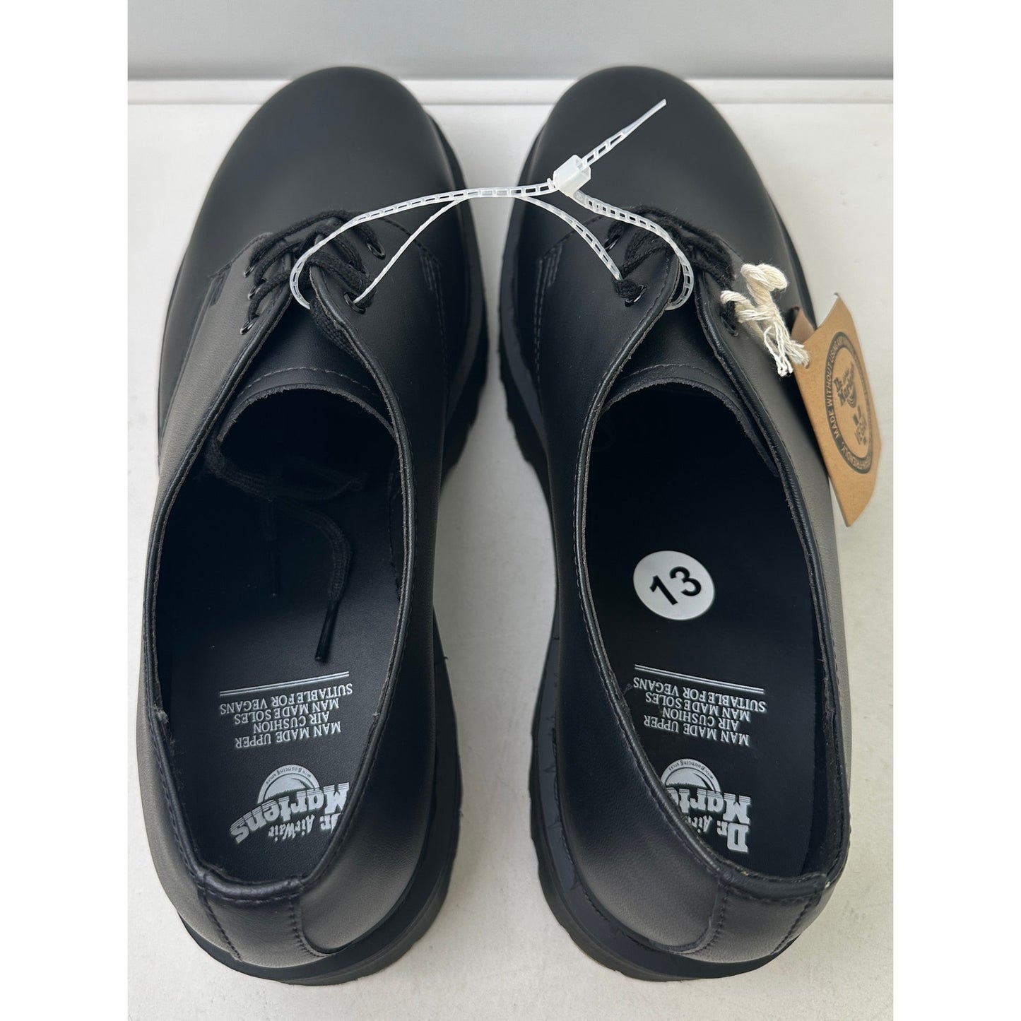 Dr. Martens Vegan 1461 Quad Mono Platform Oxfords Men's Sz 13 NWT