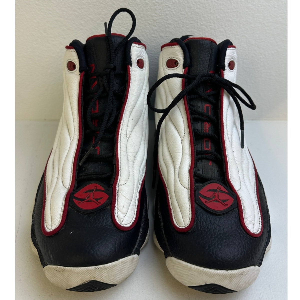 Air Jordan Pro Strong Black Varsity Red 2017 Retro Sneakers Men's Sz 10