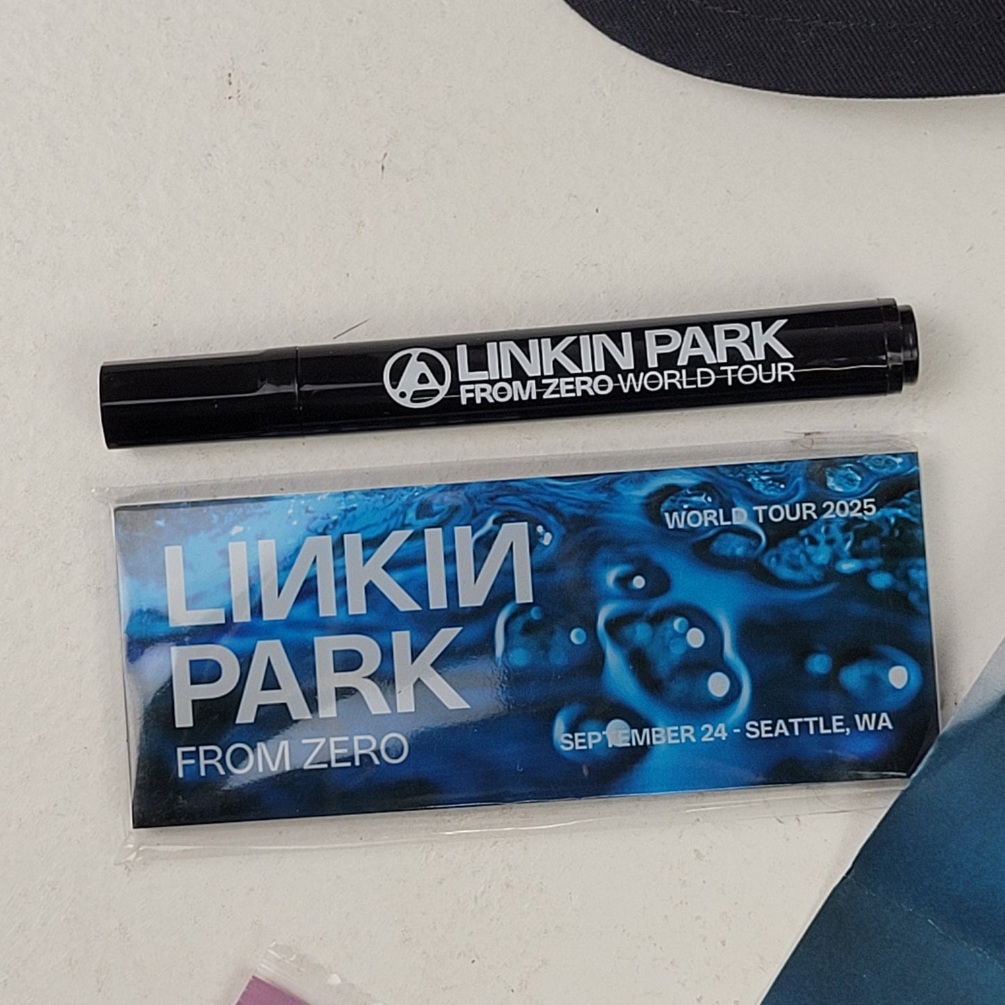 Linkin Park From Zero World Tour Poster, Gummies, Pen, VIP Swag Bag