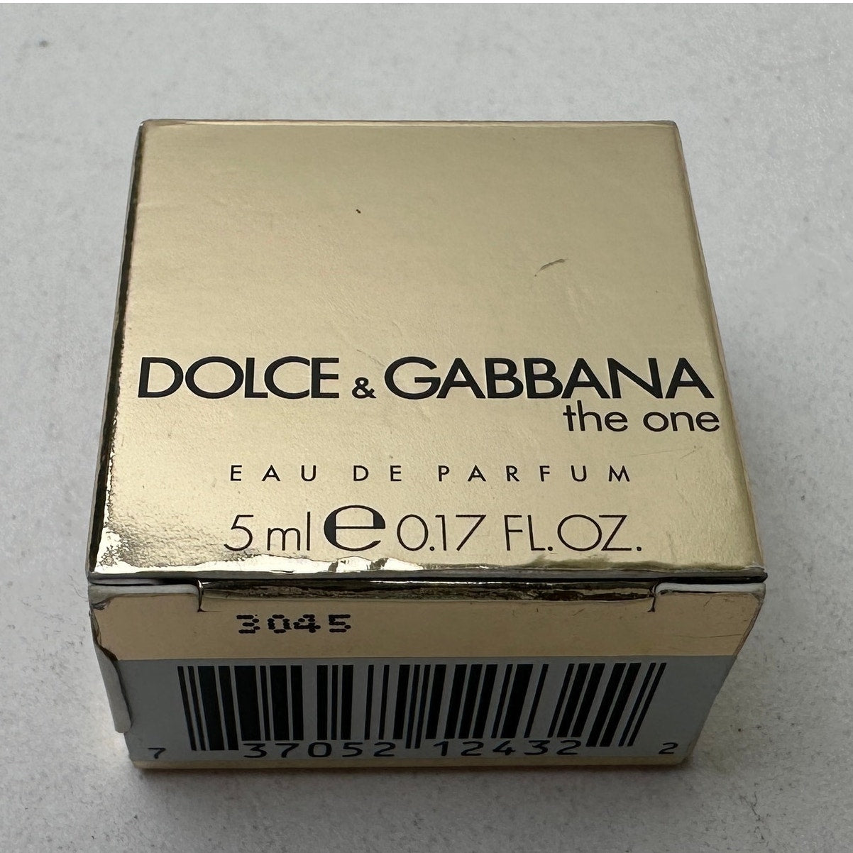 Dolce & Gabbana The One Eau de Parfum 5 ml Miniature Splash Perfume Lot (Set of 2)