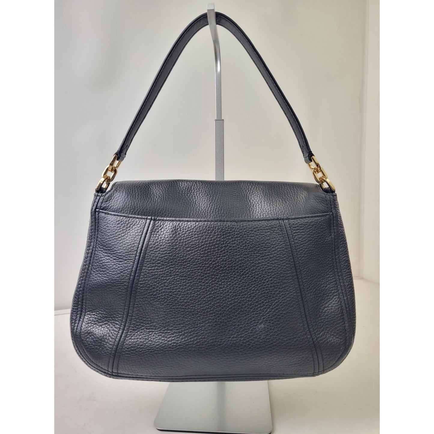 Michael Kors Bedford Medium Convertible Flap Shoulder Bag Pebbled Leather