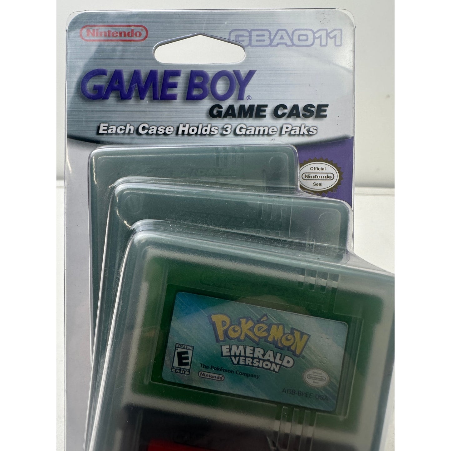 Official Nintendo Game Boy Advance Game Case 3-pack Sealed