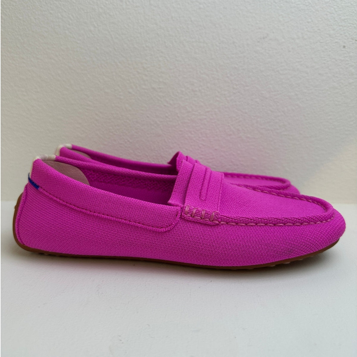 Rothy's The Driver Knit Loafers Pink Snapdragon Women's Sz 7