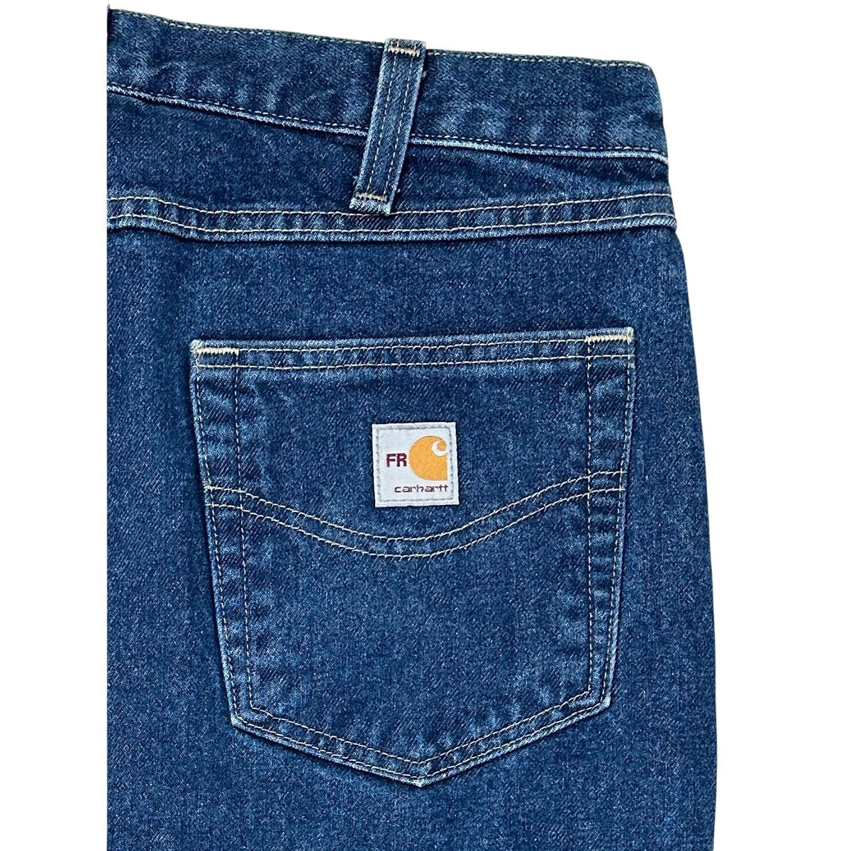 Carhartt FR Flame Resistant Dark Wash Relaxed Fit Jeans Men's Sz 34x36