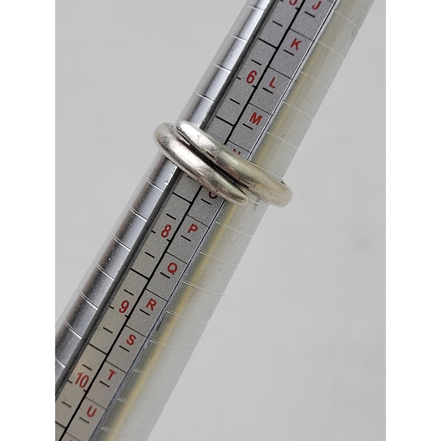 Sterling Silver Natural Rainbow Moonstone Adjustable Ring | Currently a Size 7